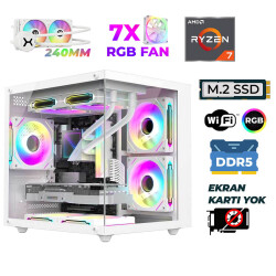 Xaser Raze X150 Ryzen 7 7800X3D 16GB DDR5 Ram 512GB M.2 NVMe SSD Sıvı Soğutmalı Hazır Tavsiye Sistem - Xaser