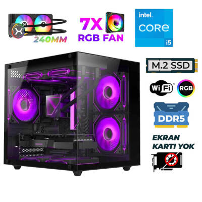 Xaser Raze X180 Intel i5 14600K 32GB DDR5 Ram 1TB M.2 NVMe SSD Sıvı Soğutmalı Hazır Tavsiye Sistem - 1