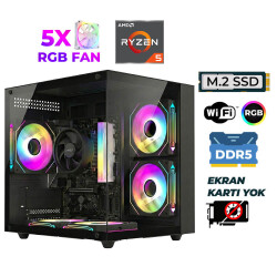 Xaser Raze X20 Ryzen 5 7600 32GB DDR5 Ram 1TB M.2 NVMe SSD Hazır Tavsiye Sistem - Xaser