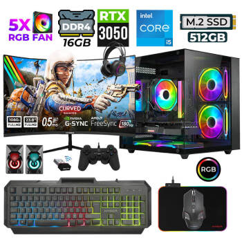 Xaser River X30 i5 10400F 16GB Ram 512GB M.2 NVMe SSD 6GB RTX3050 23.8