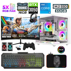 Xaser River X40 i5 10400F 16GB Ram 512GB M.2 NVMe SSD 6GB RTX3050 23.8