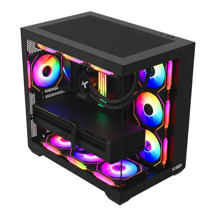 Xaser STARK X15 Ryzen 7 7800X3D 32GB Ram 1TB M.2 NVMe SSD 8GB RTX5050 Sıvı Soğutmalı Oyuncu Bilgisayarı - 2