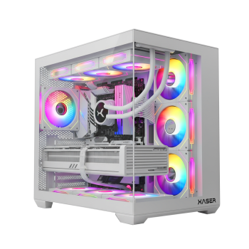 Xaser STARK X8 Ryzen 5 7500F 32GB Ram 1TB M.2 NVMe SSD 8GB RTX5050 Sıvı Soğutmalı Oyuncu Bilgisayarı - Xaser (1)
