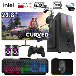 Xaser Tetrix x130 i7 4770 16GB Ram 512GB SSD 4GB RX550 23.8