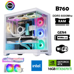 Xaser Velox X340 i7 12700KF 32GB DDR5 Ram 1TB M.2 NVMe SSD 16GB RTX5070Ti Masaüstü Oyuncu Bilgisayarı - 1