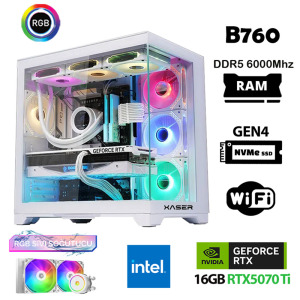 Xaser Velox X380 i7 14700f 32GB DDR5 Ram 1TB M.2 NVMe SSD 16GB RTX5070Ti Oyuncu Tavsiye Sistem - Xaser