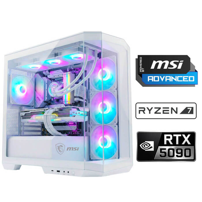 Xaser Velox x540 Ryzen 7 9800X3D 32GB DDR5 Ram 1TB M.2 NVMe SSD 32GB RTX5090 Sıvı Soğutmalı Msı Oyuncu OEM Paket - 1