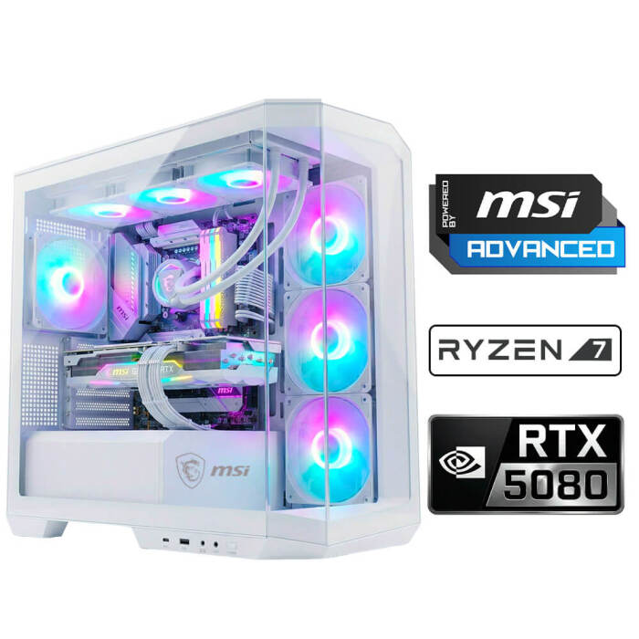 Xaser Velox x620 Ryzen 7 7800X3D 32GB DDR5 Ram 1TB M.2 NVMe SSD 16GB RTX5080 Sıvı Soğutmalı Msı Oyuncu OEM Paket - 1