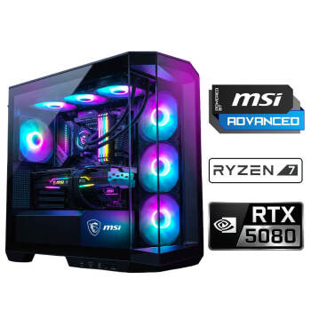 Xaser Velox x630 Ryzen 7 7800X3D 64GB DDR5 Ram 2TB M.2 NVMe SSD 16GB RTX5080 Sıvı Soğutmalı Msı Oyuncu OEM Paket - Xaser