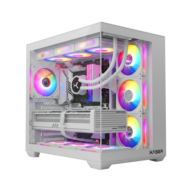 XASER XR20-BEYAZ 7X RGB FAN TUŞ KONTROL 750W AKVARYUM KASA - 2