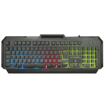 XASER XS-KJJ485 5IN1 Rainbow Aydınlatmalı USB Gaming Combo Q Klavye +Kulaklık + Mouse + RGB Mousepad+Speakers - Xaser (1)
