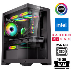 Xaser Xsr1013 i5 7400 16GB Ram 256GB SSD 4GB RX550 Ekran Kartı Masaüstü Oyun Bilgisayarı - Xaser