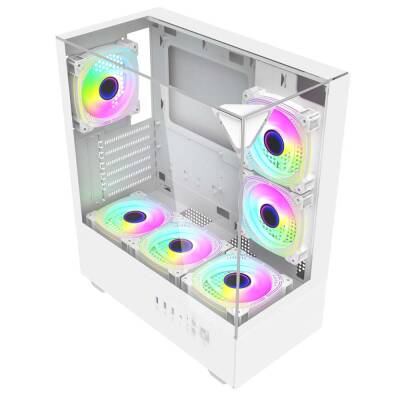 Xaser Xsr1097 Ryzen 5 8400F 32GB DDR5 Ram 1TB M.2 NVMe SSD 8GB RTX4060 Beyaz Oyuncu Masaüstü Bilgisayarı - 2
