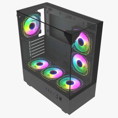 Xaser Xsr1102 i5 14400F 32GB DDR5 Ram 1TB M.2 NVMe SSD 8GB RTX4060 Oyuncu Masaüstü Bilgisayarı - 2
