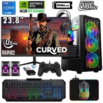 Xaser Xsr1117 i5 12400F 32GB Ram 1TB M.2 NVMe SSD 8GB RTX5060 23.8