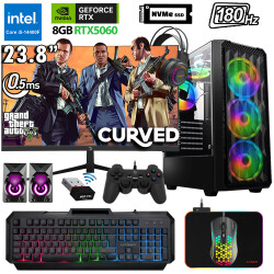 Xaser Xsr1123 i5 14400F 32GB DDR5 Ram 1TB M.2 NVMe SSD 8GB RTX5060 23.8