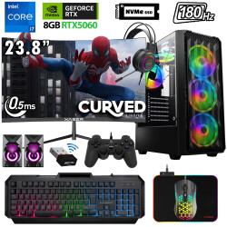 Xaser Xsr1135 i7 14700F 32GB DDR5 Ram 1TB M.2 NVMe SSD 8GB RTX5060 23.8