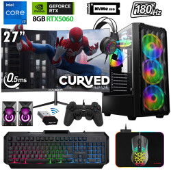 Xaser Xsr1138 i7 14700F 32GB DDR5 Ram 2TB M.2 NVMe SSD 8GB RTX5060 27