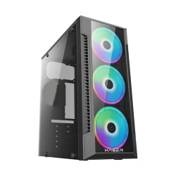 Xaser Xsr1181 Ryzen 5 5500 16GB Ram 256GB M.2 NVMe SSD 4GB GT740 Masaüstü Oyuncu Bilgisayarı - 1
