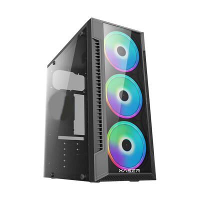 Xaser Xsr1181 Ryzen 5 5500 16GB Ram 256GB M.2 NVMe SSD 4GB GT740 Masaüstü Oyuncu Bilgisayarı - 1