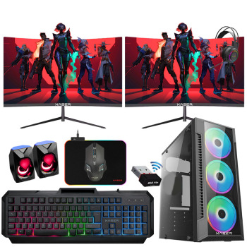 Xaser Xsr1186 Ryzen 5 5500 16GB Ram 512GB M.2 NVMe SSD 4GB GT740 23.8 100Hz Dual Curved Oyuncu Tavsiye Sistem - Xaser