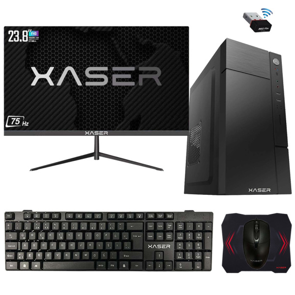 Xaser Xsr422 i7 6700 8GB Ram 256GB SSD 23.8 Monitör Ofis Hazır Sistem - 1