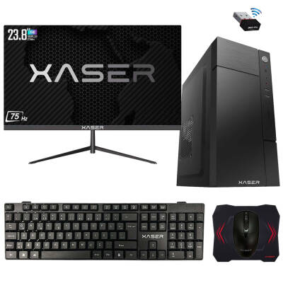 Xaser Xsr423 i7 6700 8GB Ram 512GB SSD 23.8 Monitör Ofis Hazır Sistem - 1