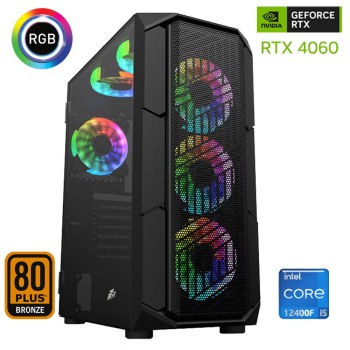 Xaser Xsr507 i5 12400F 16GB Ram 1TB M.2 NVMe SSD 8GB RTX4060 Ekran Kartı Oyun Hazır Sistem - Xaser