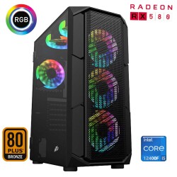 Xaser Xsr521 i5 12400F 32GB Ram 1TB M.2 NVMe SSD 8GB RX580 Ekran Kartı Oyun Bilgisayarı - Xaser