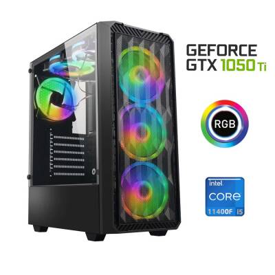 Xaser Xsr550 i5 11400F 16GB Ram 512GB M.2 NVMe SSD 4GB GTX1050 Ti Ekran Kartı Oyun Hazır Sistem - 1