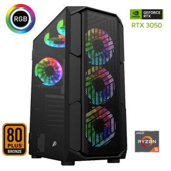 Xaser Xsr592 Ryzen 5 5600 32GB Ram 1TB M.2 NVMe SSD 6GB RTX3050 Ekran Kartı Oyun Hazır Sistem - Xaser