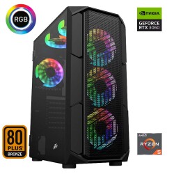 Xaser Xsr604 Ryzen 5 5600 32GB Ram 1TB M.2 NVMe SSD 12GB RTX3060 Ekran Kartı Oyun Hazır Sistem - Xaser