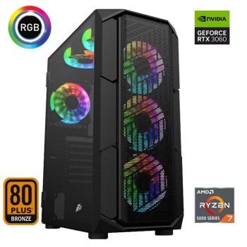 Xaser Xsr626 Ryzen 7 5700x 16GB Ram 1TB M.2 NVMe SSD 12GB RTX3060 Ekran Kartı Oyun Hazır Sistem - Xaser