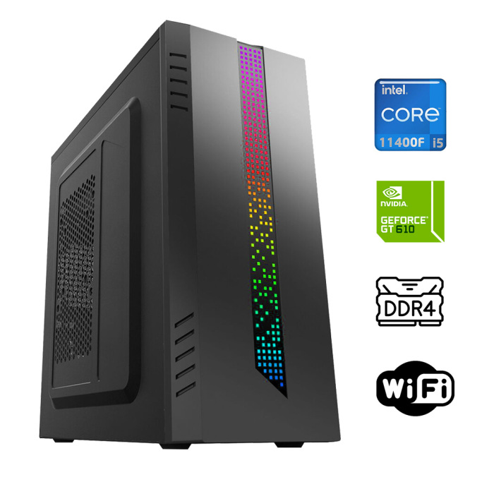 Xaser Xsr696 i5 11400F 8GB Ram 256GB M.2 NVMe SSD 2GB GT610 Ekran Kartı Ofis Hazır Sistem - 1