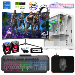 Xaser Xsr898 i7 12700F 16GB Ram 512GB M.2 NVMe SSD 12GB RTX4070 SUPER 23.8 180Hz Curved Oyuncu Tavsiye Sistem - Xaser