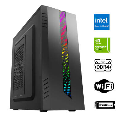 Xaser Xsr921 i5 13400F 16GB Ram 256GB M.2 NVMe SSD 4GB GT740 Ofis Hazır Sistem - 1