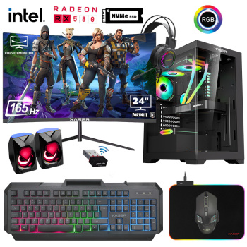 Xaser Xsr929 i5 6400 16GB Ram 512GB M.2 NVMe SSD 8GB RX580 23.8 165Hz Curved Oyuncu Tavsiye Sistem - Xaser