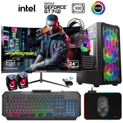 Xaser Xsr935 i5 4590 16GB Ram 1TB SSD 4GB GT740 24 Curved Oyuncu Tavsiye Sistem - 1