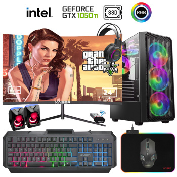 Xaser Xsr937 i5 3470 16GB Ram 1TB SSD 4GB 1050Ti 24 Curved Oyuncu Tavsiye Sistem - Xaser
