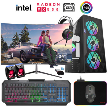 Xaser Xsr938 i5 3470 16GB Ram 1TB SSD 4GB RX550 24Curved Oyuncu Tavsiye Sistem - Xaser