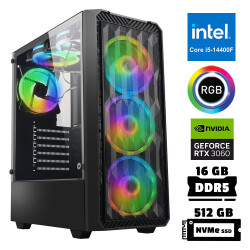 Xaser Xsr946 i5 14400F 16GB DDR5 Ram 512GB M.2 NVMe SSD 12GB RTX3060 Oyuncu Tavsiye Sistem - Xaser