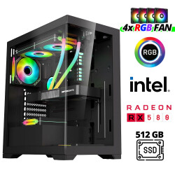 Xaser Xsr975 i5 4590 16GB Ram 512GB SSD 8GB RX580 Ekran Kartı Oyuncu Tavsiye Sistem - Xaser