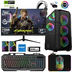 XaserXsr 678 i5 13400F 16GB Ram 512GB M.2 NVMe SSD 12GB RTX4070 SUPER 27 180Hz Curved Oyun Hazır Sistem - Xaser