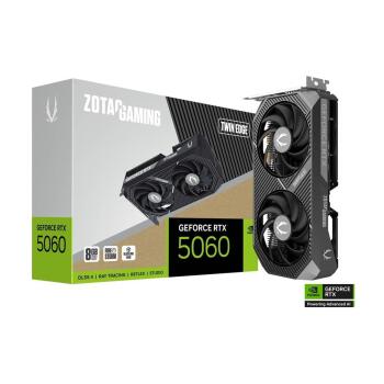 ZOTAC RTX5060 8GB GDDR7 128BIT 3xDP/HDMI (GEFORCE RTX 5060 GAMING TWIN EDGE) - ZOTAC